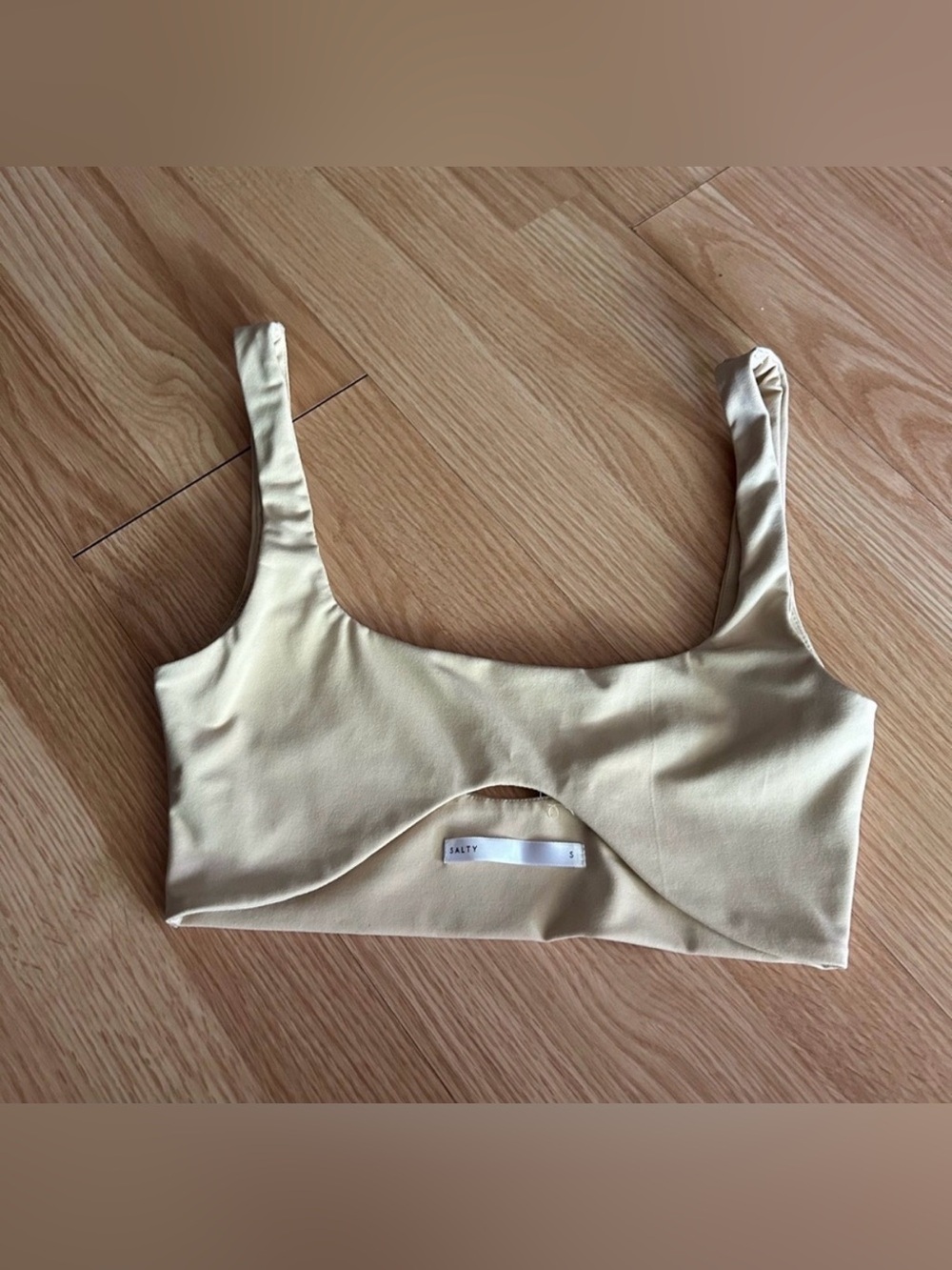 Women’s nude Contour Bralette Bra Top Small